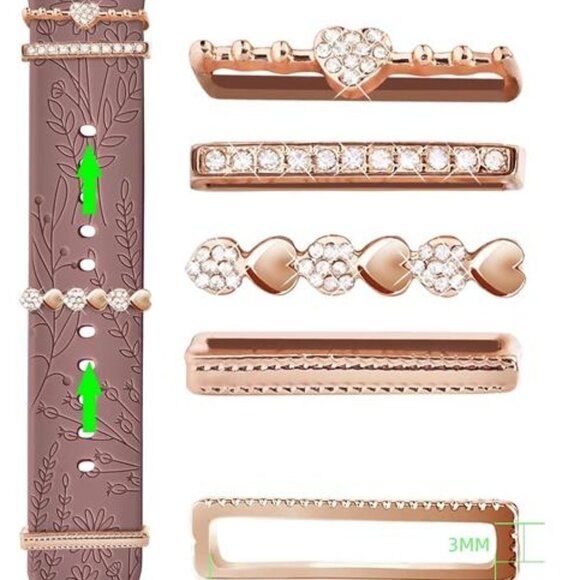 NEW 3 Pack Watch Band with Charms - Picture 2 of 5